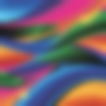Category: showing frosted glass abstract with blue green orange pink gradient flow keywords:...