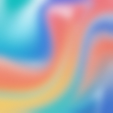 Frosted glass texture with abstract swirls of blue coral yellow and teal colors. Clear details an...の写真素材