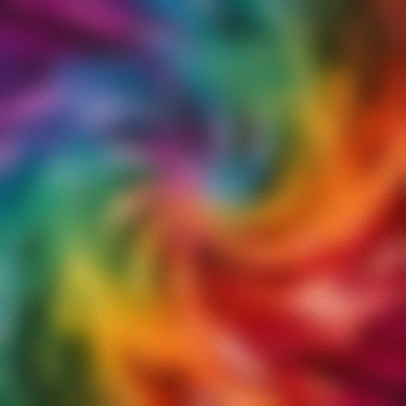 Category: showing swirling rainbow frosted glass abstract background with vibrant colors...の写真素材