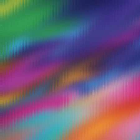 Vibrant abstract diagonal color waves with a vertical lines texture. Clear details and vibrant co...の写真素材