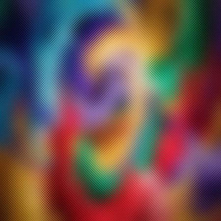 Frosted glass texture with vibrant abstract swirls in a rainbow of colors. Clear details and vibr...の写真素材