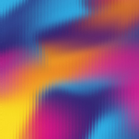 Vivid abstract blurry gradient background with vertical lines texture in bright hues.