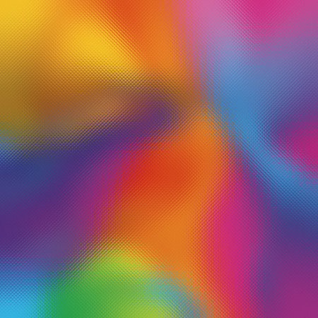Frosted glass texture with vibrant rainbow color swirls and blurry gradients. Clear details and v...の写真素材