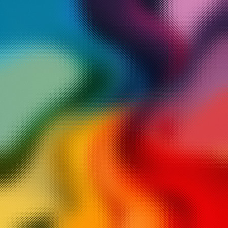 Category: showing frosted glass texture with vibrant rainbow color swirls keywords: abstract,...の写真素材