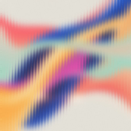 Soft abstract background with blurred pastel colors and vertical lines creates a gentle fluid...