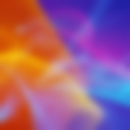 Frosted glass texture with diagonal abstract blurry shapes in orange purple blue. Clear details a...