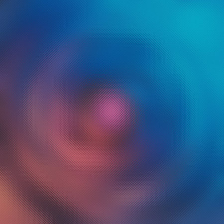 Frosted glass texture with a swirling gradient of deep blue, teal, and pink hues. Clear details a...の写真素材