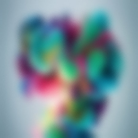 Abstract colorful swirls and shapes with a frosted glass texture and soft focus. Clear details an...の写真素材