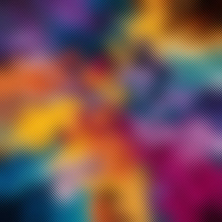 Frosted glass texture with a vibrant abstract gradient of multiple colors, creating a diffused...の写真素材