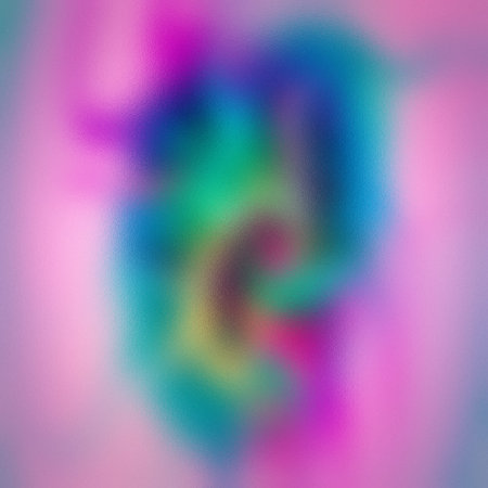 Abstract frosted glass with pink blue and green color swirls and a soft texture Clear details and...
