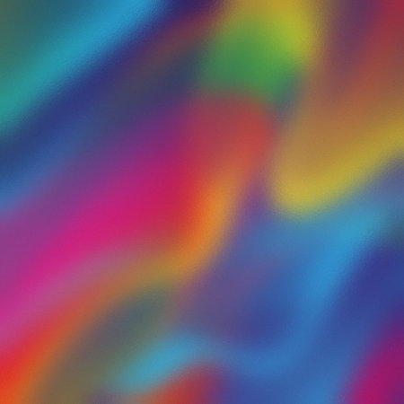 Frosted glass texture with vibrant color gradients of blue pink orange yellow and green