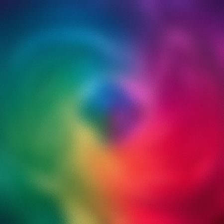 Frosted glass texture with swirling vibrant colors of blue green purple yellow and red.の写真素材