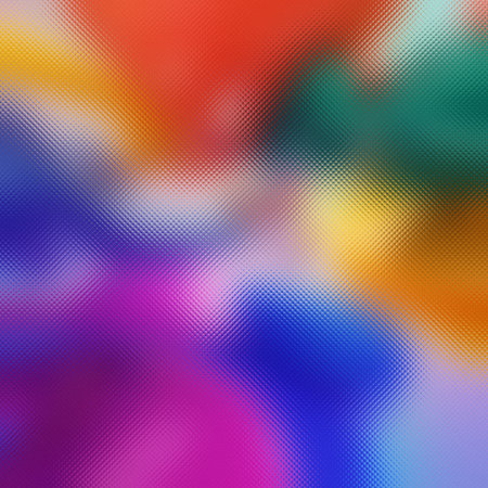 Frosted glass texture with a soft blend of multiple vibrant colors. Clear details and vibrant col...の写真素材