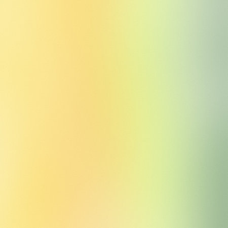 A warm yellow to light green gradient background with a subtle grain texture. Clear details and v...の写真素材