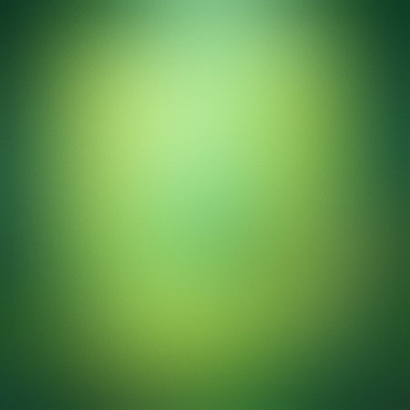 Vibrant green frosted gradient background with a soft, bright light emanating from the center.