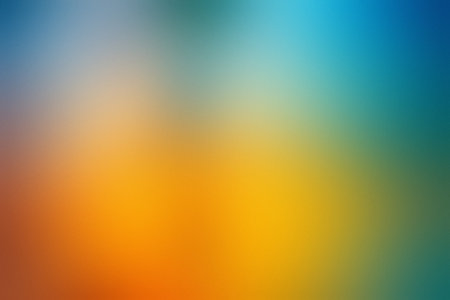 Orange showing colorful abstract gradient with orange yellow blue and green. High resolution...の写真素材