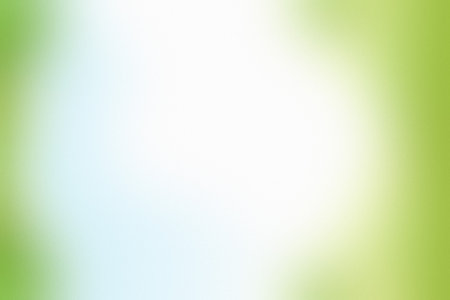 A bright white and green soft gradient with smooth transitions and blurred edges. Clear details a...の写真素材