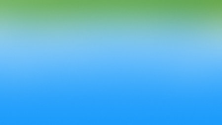 Bright blue and green gradient background with a smooth, clean transition of colors.の写真素材