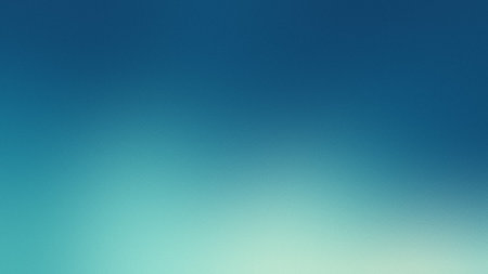 A deep blue to teal gradient background with a subtle textured effect. Clear details and vibrant ...の写真素材