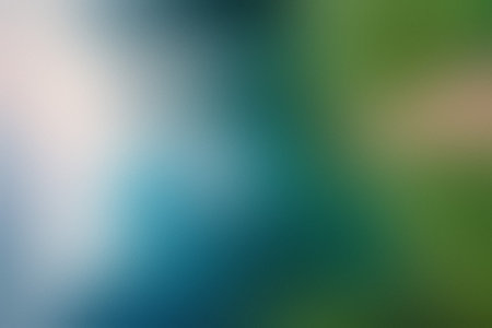 A soft abstract gradient of teal blue and green colors with a blurred effect. Clear details and v...の写真素材