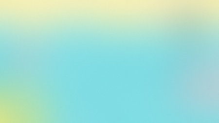 A soft gradient background transitions from yellow to blue and teal with subtle texture.