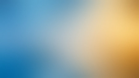 Yellow showing blue and golden yellow gradient with subtle texture background. High resolution...の写真素材