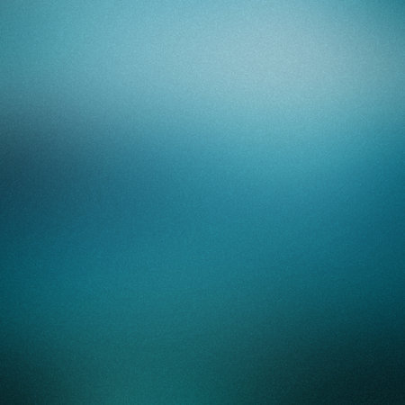 Grain showing deep teal and blue gradient with subtle grain: teal, blue, ocean, water,...の写真素材