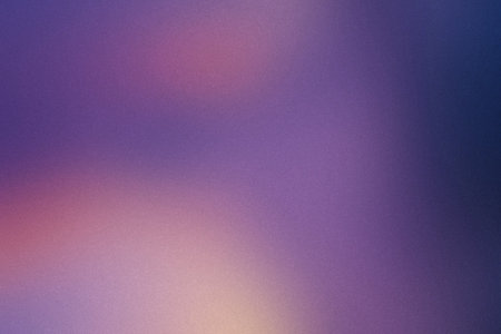 A soft gradient background blending purple, pink, and yellow hues with a speckled texture.