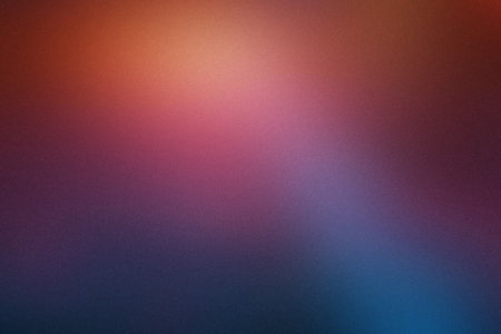 A vibrant gradient background transitioning from red to purple and blue. Clear details and vibran...の写真素材