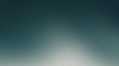 A deep teal and light grey gradient with a subtle grain texture. Clear details and vibrant colors...