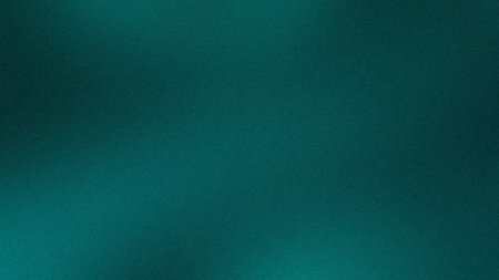 A deep teal gradient background features a subtle grain texture for a smooth appearance.の写真素材