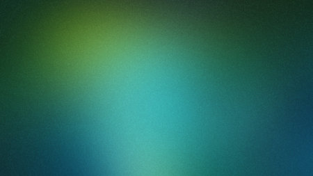 A soft gradient of green and blue with a subtle noise texture. Clear details and vibrant colors e...の写真素材