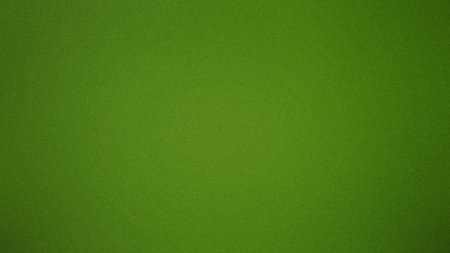 A solid, bright green background with a fine grain texture and subtle lighting offers a vibrant...の写真素材