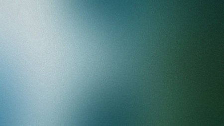 Grain showing frosted glass texture with blue green gradient and subtle grain keywords: frosted...