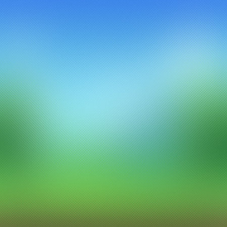 Frosted glass texture with a gradient of blue sky and green field, subtle pattern. Clear details ...の写真素材