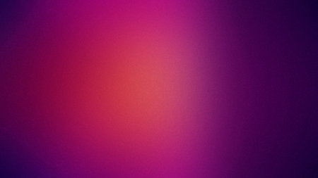 A soft gradient background transitions from bright pink to deep purple with a subtle grain effect.の写真素材