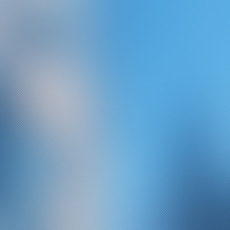 Frosted glass texture with a soft blue gradient and subtle patterned effect. Clear details and vi...の写真素材