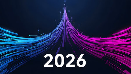 New Year abstract background. Vector illustration for your graphic design.