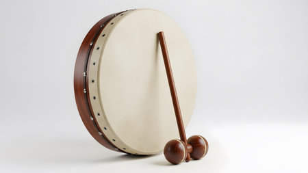 A traditional Irish bodhr