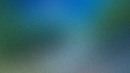 Background showing abstract gradient background with subtle grain texture and blue green hues....