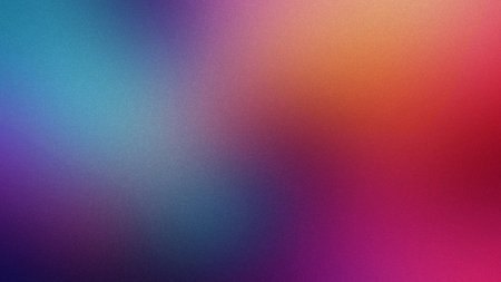 Blend showing abstract background with a dynamic blend of purple pink orange and teal colors and...