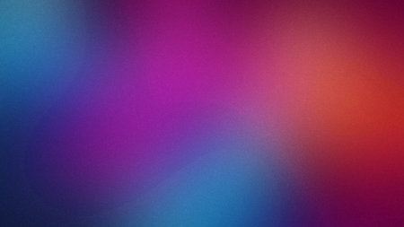 Purple showing abstract gradient background with deep purple blue and orange red colors and...