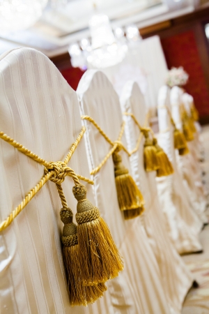 Wedding chairs の写真素材