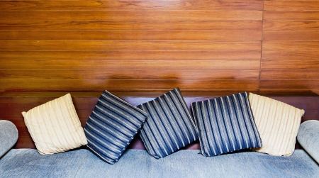 Pillows on the sofa の写真素材