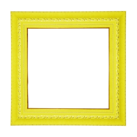 Yellow colored square frame の写真素材
