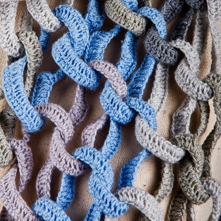 Colorful african peruvian style rug surface close up  の写真素材