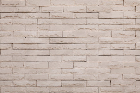 Pattern of White Modern stone Brick Wall Surfaced