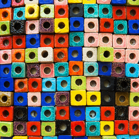 ceramic floor tiles closeup textureの写真素材