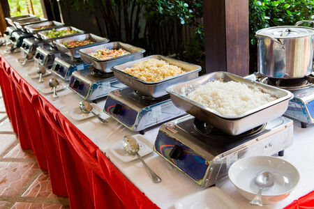 Thailand food buffet の写真素材