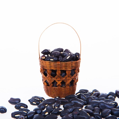 Vigna mungo isolated on white の写真素材